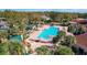 Resort-style pool with plenty of lounge chairs at 3713 Doune Way, Clermont, FL 34711