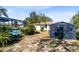 Large backyard with shed and privacy at 4023 W Ponkan Rd, Apopka, FL 32712