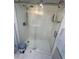 Large walk-in shower with glass enclosure and modern fixtures at 535 N Interlachen Ave # 203, Winter Park, FL 32789