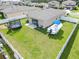 Large backyard with a trampoline and boat at 5681 Western Sun Dr, St Cloud, FL 34771