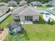Backyard with trampoline, swing set, and boat at 5681 Western Sun Dr, St Cloud, FL 34771