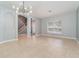 Dining room with tile floors and a view of the entryway at 5791 Covington Cove Way, Orlando, FL 32829