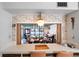 Kitchen showcasing breakfast bar and an open layout concept overlooking the dining and living area at 814 S Lakeshore Blvd, Lake Wales, FL 33853