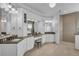 Luxurious bathroom with double vanity and soaking tub at 8148 Tibet Butler Dr, Windermere, FL 34786