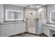 Elegant bathroom featuring a spacious shower and modern vanity at 8148 Tibet Butler Dr, Windermere, FL 34786