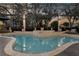 Relaxing pool and spa with evening lighting at 8148 Tibet Butler Dr, Windermere, FL 34786