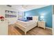 Spacious bedroom with light walls and a comfortable bed at 9024 Shadow Mountain St, Davenport, FL 33896