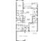 Detailed floorplan showcasing layout of kitchen, living spaces, bedrooms, bathrooms, and garage at 9416 Golden Laurel Ln, Orlando, FL 32827