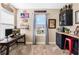 Home office with built-in cabinetry and workspace at 9459 Jaywood Rd, Winter Garden, FL 34787