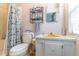 Simple bathroom with shower/tub and updated vanity at 151 E Plantation Blvd, Lake Mary, FL 32746