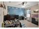 Fun bedroom with a video game theme and plenty of storage at 15267 Aquarius Way, Mascotte, FL 34753