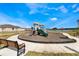 Modern playground with slide and climbing features at 1541 Isleta Loop, Kissimmee, FL 34741