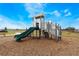 Playset with double slides in community playground at 1547 Isleta Loop, Kissimmee, FL 34741
