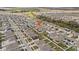 Aerial view showing the location of the house within a well-planned residential community at 1882 Rustic Falls Dr, Kissimmee, FL 34744