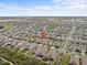 Expansive aerial view of a residential community, highlighting the neighborhood layout at 1882 Rustic Falls Dr, Kissimmee, FL 34744