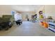 Large storage area with shelving and space for hay and supplies at 2140 W State Road 46, Geneva, FL 32732