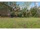 Spacious backyard with lush greenery at 245 Scottsdale Sq # 245, Winter Park, FL 32792