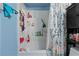 Clean bathroom with a tub and shower at 245 Scottsdale Sq # 245, Winter Park, FL 32792