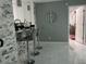 Kitchen with breakfast bar and modern finishes at 4854 S Semoran Blvd # 2203, Orlando, FL 32822