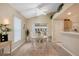 Bright dining area with vaulted ceilings and plenty of natural light at 827 Challenger Ave, Davenport, FL 33897