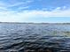 Expansive view of serene lake under blue skies at 9430 Kilgore Rd, Orlando, FL 32836