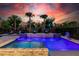 Spacious pool and spa with multiple water features at 1039 Jack Nicklaus Ct, Kissimmee, FL 34747