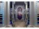 Themed bedroom with bunk beds, space-themed mural, and built-in lighting at 1039 Jack Nicklaus Ct, Kissimmee, FL 34747