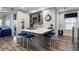 Modern wet bar with quartz countertops and stylish seating at 1039 Jack Nicklaus Ct, Kissimmee, FL 34747