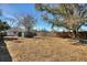Large backyard with a shed and wooden fence at 105 N Ortman Dr, Orlando, FL 32805