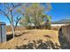 Spacious backyard with mature trees and wood fence at 105 N Ortman Dr, Orlando, FL 32805