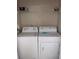 Stackable washer and dryer in the laundry room at 1128 S Beach Cir, Kissimmee, FL 34746