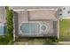 Bird's-eye view of house and pool at 11412 Chateaubriand Ave, Orlando, FL 32836