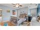 bedroom with a twin bed, desk, and Star Wars decor at 11412 Chateaubriand Ave, Orlando, FL 32836