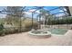 Pool and spa with covered patio at 11412 Chateaubriand Ave, Orlando, FL 32836
