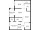 Detailed floor plan showcasing the layout, dimensions, and flow of the home's primary rooms at 1375 Tuscana Ln # 1107, Davenport, FL 33896