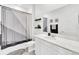 Simple bathroom with single vanity and shower/tub combo at 157 Pineywoods St, St Cloud, FL 34769