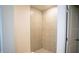 Shower stall with tile surround in the bathroom at 1655 Andover Ridge Dr, Deland, FL 32720