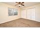Spacious bedroom with closet and ceiling fan at 176 E Grandbend Ave, Lake Mary, FL 32746