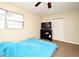 Spacious bedroom with large closet and ceiling fan at 176 E Grandbend Ave, Lake Mary, FL 32746
