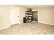 Storage or workshop area with tile floors and shelving at 176 E Grandbend Ave, Lake Mary, FL 32746