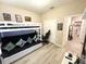 Bedroom with a bunk bed, desk area, and comfortable futon, providing a versatile and functional space at 2931 Top Water Way, Kissimmee, FL 34746