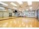 Bright and airy studio with wood floors, ceiling fans and a full wall mirror at 508 Zamora Way, Davenport, FL 33837