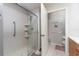 Clean bathroom with shower and separate toilet area at 5999 Lake Pointe # 609, Orlando, FL 32822