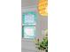 Entry door with a lovely stained-glass window at 1514 Doreen Ave, Ocoee, FL 34761