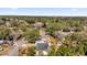 Aerial view of the house and surrounding area at 204 Louis St, Leesburg, FL 34748