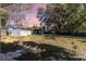 Large backyard with shed and fenced area at 204 Louis St, Leesburg, FL 34748