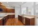 Modern kitchen with stainless steel appliances and wood cabinets at 4006 Markham Pl, Orlando, FL 32814
