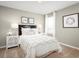 Cozy bedroom features a comfortable bed, stylish nightstands, neutral decor, and ample natural light at 514 Eagle Landing Blvd, Winter Haven, FL 33880