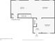 First floor floorplan featuring the living room, kitchen, bathroom, foyer, and entry at 514 Eagle Landing Blvd, Winter Haven, FL 33880