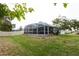 Expansive screened-in patio overlooking the backyard, creating a seamless indoor-outdoor living experience at 742 Seneca Meadows Rd, Winter Springs, FL 32708